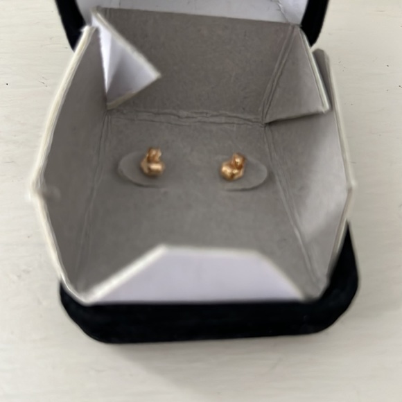 Infant Emerald Stud Earrings - Picture 5 of 7